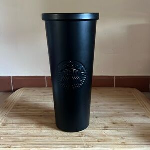 Matte Black starbucks tumbler